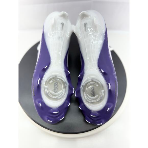 Nike Zoom Air Vapor Pro 1 TB Mens Sz 8.5 Football Cleats Purple White HM8850-101 main image 4